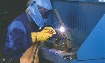 Welding and grinding table